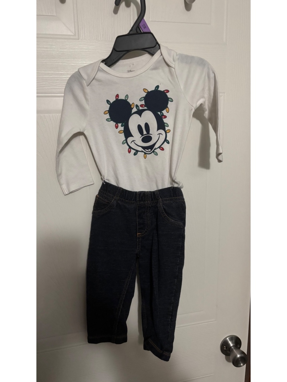 Jumping Beans Disney Baby Bean Mickey Mouse Outfit 12 Months